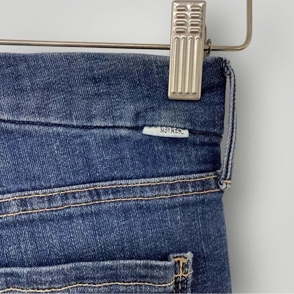 MOTHER Girl CrushThe Looker Ankle Fray Jeans Size 25 - Picture 13 of 16